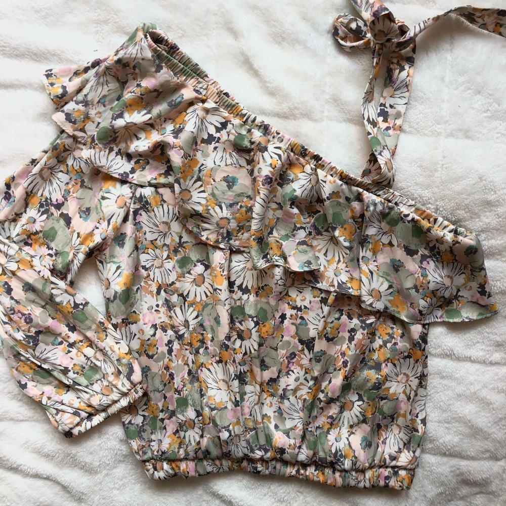 SALE One-shoulder Blouse